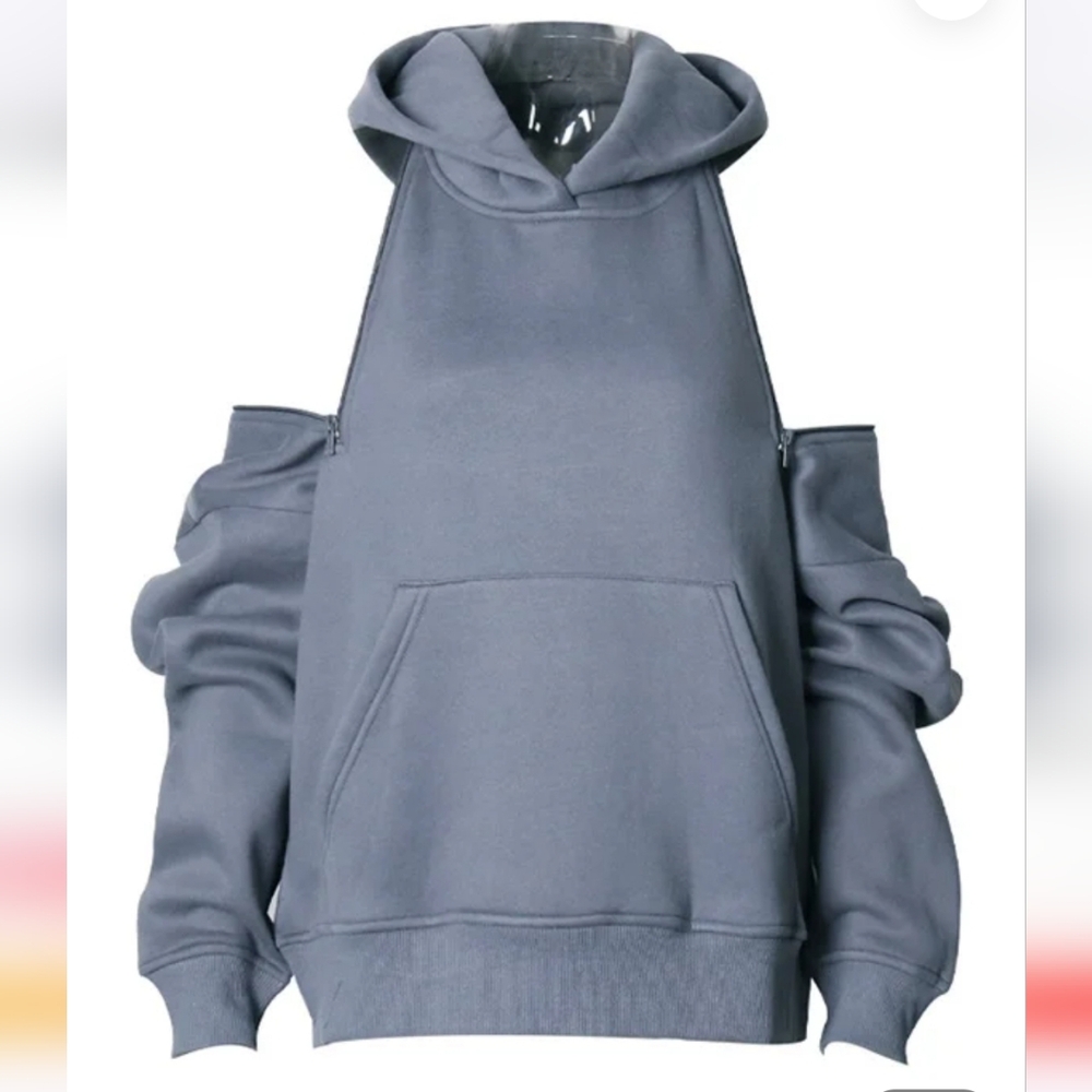 Cold shoulder sweatshirt